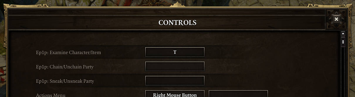 New keybinds within the vanilla controls settings menu.